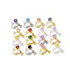Clip para oreja sin oreja de 4/6 mm con incrustaciones de circonio que preserva el color, chapado en oro de 18 quilates, clip para oreja con tornillo ajustable en forma de U, accesorios para aretes DIY