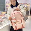 Mochilas para Hombres y Mujeres, Nuevos Modelos de Comercio Exterior, Estilo Coreano, Modernas, Gran Capacidad, Mochilas Escolares para Estudiantes de Secundaria y Preparatoria, Mochilas Casuales para Viajes