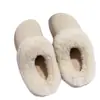 Estilo nuevo 2026, con forro de felpa, cálidas pantuflas de algodón para mujer, de suela gruesa, antideslizantes, impermeables, de algodón para uso en interiores