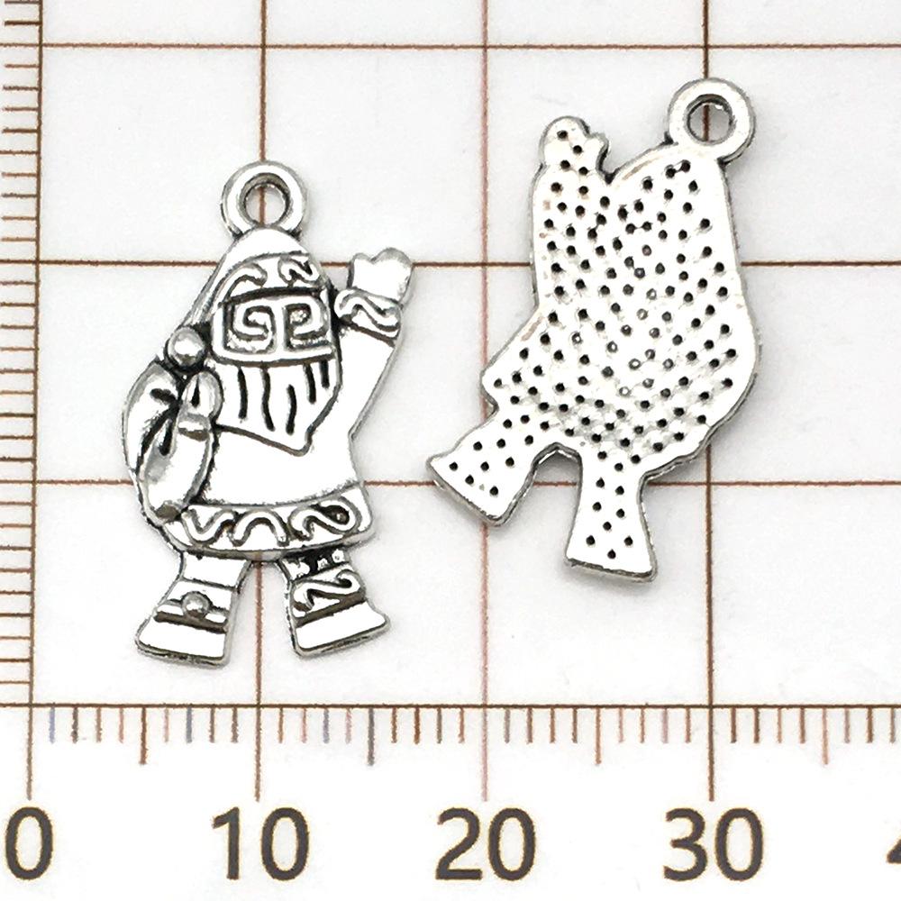 7743-X-古银锌合金圣诞老人12x23mm-1.5g.p