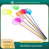 Caniço de Rede de Pesca de Bambu Infantil para Pegar Peixes, Libélulas, Borboletas, Rede Saco para Barracas de Rua, Parque de Diversões, Praça, Equipamento de Pesca, Exterior