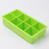 Fabricante Venta al por Mayor Bandeja de Hielo de 8 Orificios Juego Combinado de Bolas de Hielo Molde Grande para Hacer Hielo Herramienta de Cocina para Bartender Molde de Hielo de Silicona