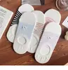 Meias Cano Baixo Listradas com Bordado de Cachorro para Mulheres, Estilo Verão Fino, Algodão Puro, Silicone Antiderrapante, Novo Modelo 2026, Meias Invisíveis