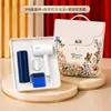 Conjunto de presente de luxo de alta qualidade para celebrações de aniversário corporativo, benefícios para compras em grupo e eventos de inauguração com logotipo personalizado