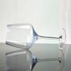 Taça de vinho de cristal sem chumbo estilo europeu, cor azul, taça de vidro para vinho, taça de vinho criativa, copo de suco, presente promocional
