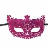 Halloween Natal Bola Carnaval Pó Dourado Raposa Oca Plástico Máscara de Maquiagem Meio Rosto Máscara Veneziana