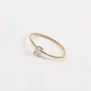 Lele Jewelry Anéis Tendência de Venda Quente Transfronteiriça com Cravação de Diamantes para Mulheres, Joia de Mão Versátil Simples Elegante com Diamante Grande