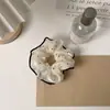 Nuevo Scrunchie de Lunares Estilo Coreano Banda Elástica Alta para el Cabello Accesorio Floral para el Cabello Banda para el Cabello Estilo Flor de Tela