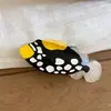 Pinza para el pelo de acetato de pez payaso coreano y tortuga, diseño único pez tropical clip para recogido medio tiburón accesorio para el pelo