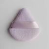 Esponja de Maquillaje de Terciopelo de Cristal Ultra Suave Triangular Transfronteriza, Esponja de Polvo Fijador de Terciopelo Corto, Esponja de Polvo Flockada en Forma de Abanico