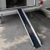 Rampa de Silla de Ruedas Sin Barreras, Portátil y Retráctil, para Vehículos Eléctricos, Viajes en Avión, Subir Escaleras y Rampas de Carga