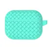 Adequado para Fone de Ouvido Bluetooth Apple AirPods Pro/Pro2 Capa Protetora de Silicone Antiderrapante Padrão Trançado Capa para Fone de Ouvido