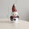 Muñeco de Nieve Navideño Decorativo de Pensamiento de Siete Colores Caja Floral Empaque Floral Decoración de Regalo Flores Suministros de Empaque Festivo