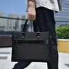 Bolsa Transversal Masculina para Negócios e Dia a Dia 2026 Nova Bolsa Casual Maleta para Computador Bolsa de Ombro em Tecido Oxford