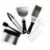 Conjunto Multifuncional de Ferramentas de Aço Inoxidável para Teppanyaki para Churrasco ao Ar Livre, Espátula para Fritar Bife, Venda Direta do Fabricante