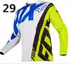 Nuevo Traje de Descenso Cabeza de Zorro Traje de Ciclismo de Montaña Parte Superior Manga Larga Traje de Carrera Todoterreno Traje de Secado Rápido