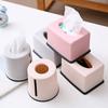 Caja de Papel de Plástico Estilo Europeo Creativa Sala de Estar Hogar Caja de Pañuelos Simple Linda Servilleta Restaurante Hogar Tubo de Papel Higiénico
