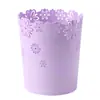 Cubo de Papel Redondo para Uso Doméstico, Cubo de Plástico sin Tapa, Adecuado para Cocina, Baño y WC, Disponible en Tamaños Grande, Mediano y Pequeño