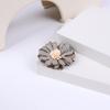 Accesorios de ropa ramillete estilo coreano pasador diy anillo para el pelo accesorios crisantemo de tela moda tendencia accesorios para equipaje