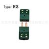 Conector estándar de medición de temperatura OSTW-K-MF termopar tipo K enchufe hembra tipo T cabezal macho y hembra tipo J tipo U tipo RS tipo C tipo N