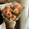 Papel de Corteza de Morera Hecho a Mano Shangjin Papel de Corteza de Fibra Natural Papel de Envoltura para Ramo de Flores Suministros Florales para Manualidades al por Mayor