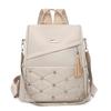 2025 Nueva Mochila Casual Bordada con Diamantes Mochila Casual de Gran Capacidad Bolsa de Mujer para Desplazamientos Venta al Mayoreo