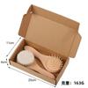 Pente Escova de Bebê Cuidados Escova de Cabeça Conjunto de Pentes de Bebê Pente de Bebê para Remover Caspa Pente Escova de Lã Infantil Escova de Banho