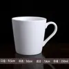 Caneca de Cerâmica Transferência de Calor Branca Caneca Revestida Pode Adicionar Logotipo Padrão Gravação Caneca Atacado Caneca Personalizada Copo de Água