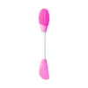 Pincel para Máscara Facial de Aplicar com Cerdas Macias que Não Caem, Pincel de Maquiagem Facial Dupla Face de Silicone Portátil para Viagem, Ferramentas de Beleza Atacado