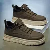 Zapatos de Tabla Deportivos de Trabajo de Caña Alta para Hombre, Ropa de Senderismo para Hombre, Resistente al Desgaste, Antideslizante, Montañismo Dr. Botas Martens