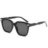 Nuevas Gafas de Sol Cuadradas de Montura Grande Personalizadas Celebridad de Internet Ins Europeas y Americanas Personalizadas para Niños Gafas Retro de Moda para Mujer