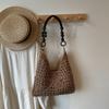 Bolso Tejido de Gran Capacidad Transfronterizo para Mujer 2026 Nuevo Bolso de Paja para Vacaciones de Verano Bolso Tote Versátil para Hombro para el Trabajo