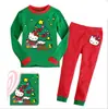 Ropa Nueva de Manga Larga para Niñas y Bebés Oruga Colorida de Dibujos Animados Conjunto de Ropa para el Hogar Pijama K240