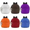 Cremallera en el hombro Billetera pequeña para monedas Colgante Mochila escolar pequeña Llavero Cadena para llaves Mini mochila pequeña Billetera para muñecas