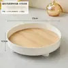 Bandeja de Entrada Estilo Nórdico, Bandeja de Armazenamento de Aromaterapia para Mesa de Centro da Sala de Estar, Itens Decorativos, Cosméticos, Perfume, Bandeja de Armazenamento para Mesa, Formato Redondo