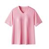Pijama de verano para mujer con cuello en V y almohadilla en el pecho, fino, pijama, longitud opcional, se puede usar afuera, seda de hielo, sensación fresca, ropa de casa L836