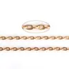 Brincos DIY Feitos à Mão, Correntes de Metal com Pérolas, Colares de Corrente O, Extensões de Brinco, Acessórios para Chaveiro