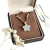 Colgante de estrella de ágata blanco natural, lujo ligero y exquisito, colgante de calcedonia y jadeíta, accesorios para collar DIY hechos a mano al por mayor