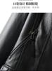 Chaqueta de Cuero de Oveja en Liquidación para Mujer, Estilo Corto 2025, Corte Ajustado Chaqueta de Cuero Haining, Abrigo de Cuero Genuino para Mujer, Estilo Motociclista Marca de Moda
