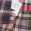 En stock: 16 colores de tela de sarga a cuadros teñida en hilo, tela tejida de 170g, material para camisa, tela de algodón puro, venta al por mayor