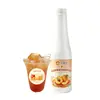 Chuangyuyin 6x Té de Cáscara de Albaricoque Puré de Fruta 1.2kg, jugo de fruta concentrado comercial para tiendas de té de leche