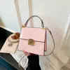 Bolso Bandolera Sencillo y Elegante 2026 Verano Nuevo de Moda Bolso de Mano para la Oficina y el Trayecto Bolso Cuadrado Pequeño Estilo Coreano Color Sólido Bolso de Hombro