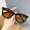 Nuevas gafas de sol gm marco negro lentes color Tan moda retro para hombre marca ojos personalizadas gafas de sol para conducir protección UV para mujer venta al por mayor