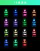 Venta al por mayor de fábrica Etiqueta de trabajo luminosa LED barra KTV etiqueta luminosa creativa con control remoto etiqueta de acrílico flash accesorios