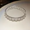 Pulsera Abierta de Perlas Doble Capa Incrustada con Diamantes, Pulsera Estilo Palacio Retro Francés, Lujo Ligero, Gama Alta, Joyería de Mano Elegante
