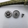 Fabricantes venta al por mayor remaches de estrella de cinco puntas de bronce retro diy cinturones bolsos punk accesorios para correa de reloj estrella de cinco puntas tachuelas
