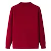 Roupas para mulheres de meia-idade e idosas casaco suéter de inverno mãe tricô com forro de fleece roupas para idosos cardigã quente top