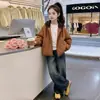 Chaqueta Acolchada de Algodón para Niña Otoño Invierno 2026 Estilo Nuevo Sudadera Cálida con Capucha para Niños Ropa de Invierno para Niña Estilo Coreano Abrigo de Algodón Elegante