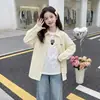 Camisas Casuales para Niñas 2026 Primavera Nuevo Estilo Camisas con Bordado de Perrito para Niños Mayores, Tops de Manga Larga para Principios de Primavera