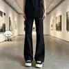 Calças versáteis e estilosas de outono para homens, estilo de rua americano, simples e da moda, emagrecem e alongam as pernas, levemente pantalonas
